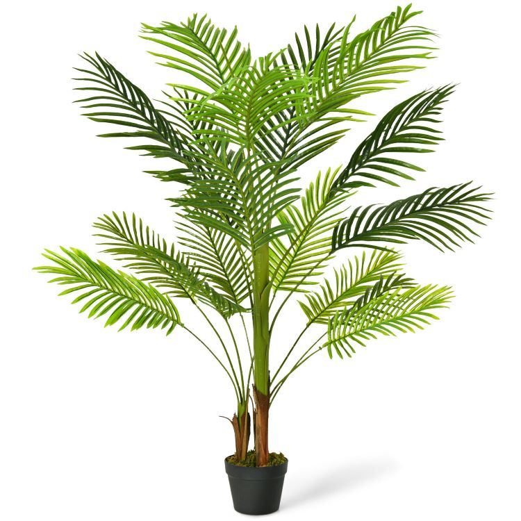 dropship Indoor Outdoor Decorative Accessories Artificial Areca Palm Decorative Silk Tree