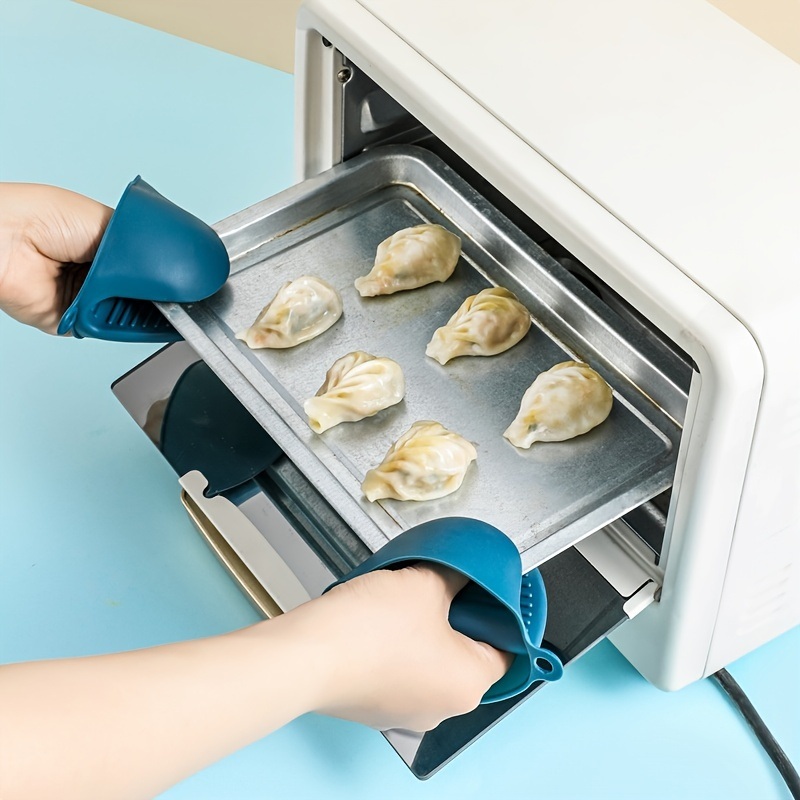 dropship 3pcs/set Kitchen Special Multi-Functional Anti-Hot Tool; Disc Clamp; Anti-hot Sleeve Heat-Insulation Gloves Kitchen Accessories