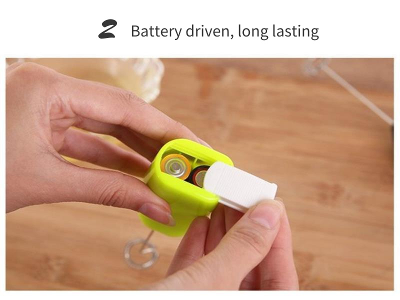 dropship Household Handheld Mini Electric Milk Whisk Whisk Kitchen Blender Coffee Whisk Foam Mix Whisk