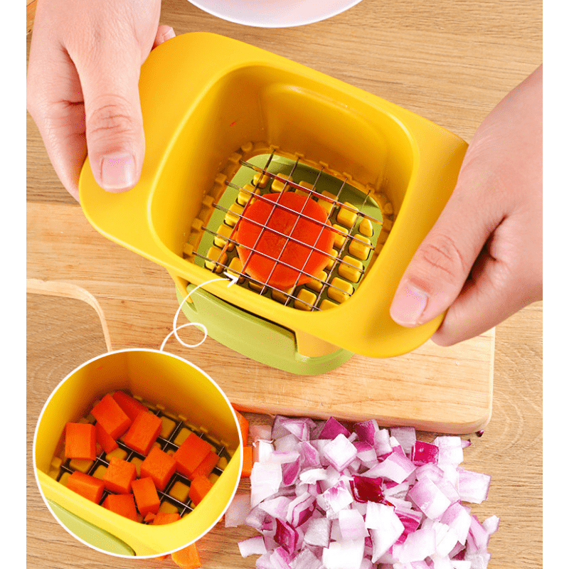 dropship 1pc Diced Onion; French Fries; Carrot And Ham; Cucumber And Potato Cutter; 5.91''×3.94''×3.35''