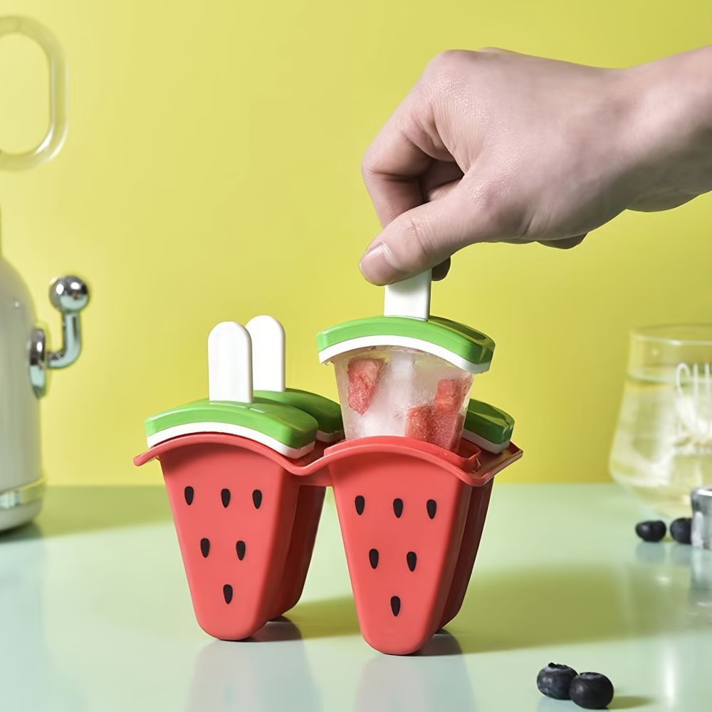 dropship 1pc Homemade Fruit Popsicles Molds; Ice Pop Molds; Easy Release Ice Cream Popsicle Molds; Reusable Popsicle Molds; BPA Free