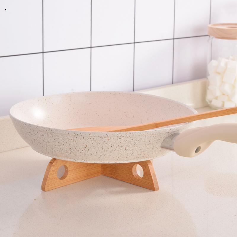 dropship 1pc/2pcs Bamboo Cross Pot Bottom Stand; Pot Rack; Heat-Insulation Anti-Scald Cup & Dish Holder; Draining Rack