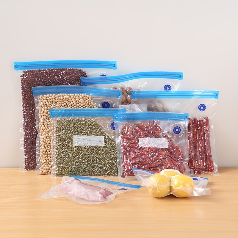 dropship 1pc Food Vacuum Compression Bag; Thickened Food Evacuation Storage Bag; Refrigerator Refrigerated Deli Storage Bag; Compression Vacuum Packaging Bag