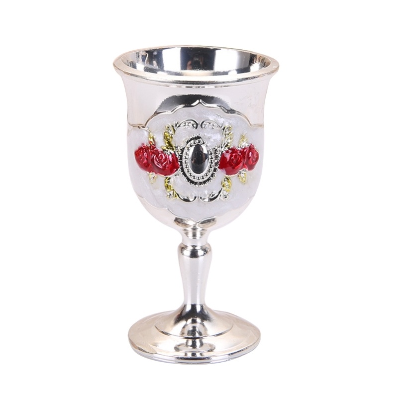dropship X6HD European Style Wine Glasses Retro Dinnerware Goblet Spirit Vodka Champagne Glasses Beverage Tumbler for Party Home Bar