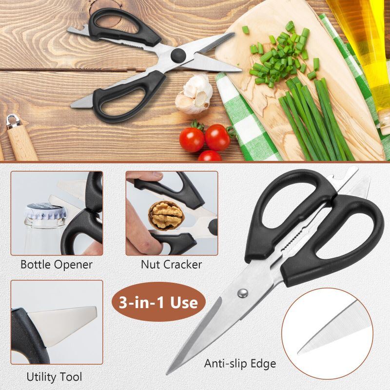 dropship Daily Necessities Kitchen Knife Set Stainless Steel Knife Block Set