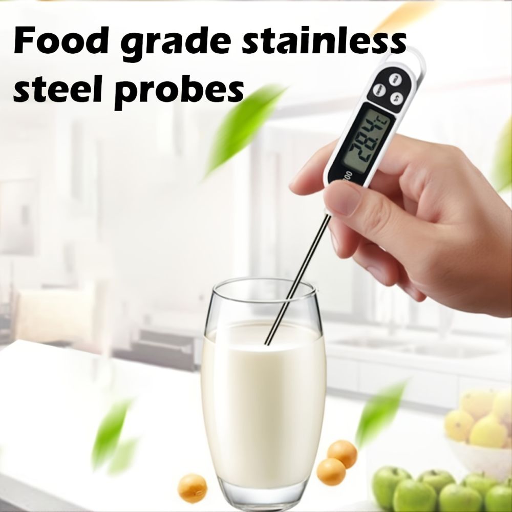 dropship 1pc; -58F°~572F°; 304 Food Grade Stainless Steel; Probe Type Electronic Thermometer