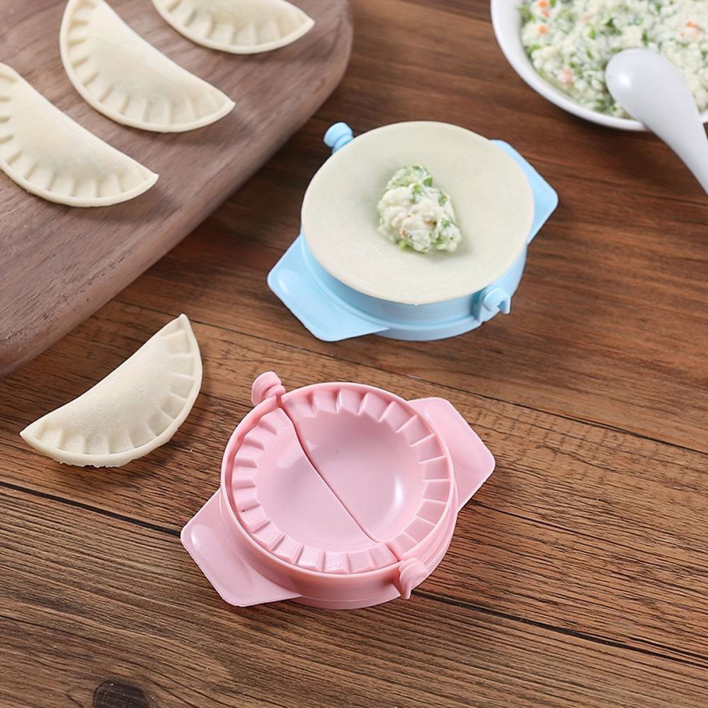 dropship 3pcs Large Household Bag Dumpling Tool Fully Automatic Dumpling Leather Crescent Shape Pinch Dumpling Mold Mix And Match