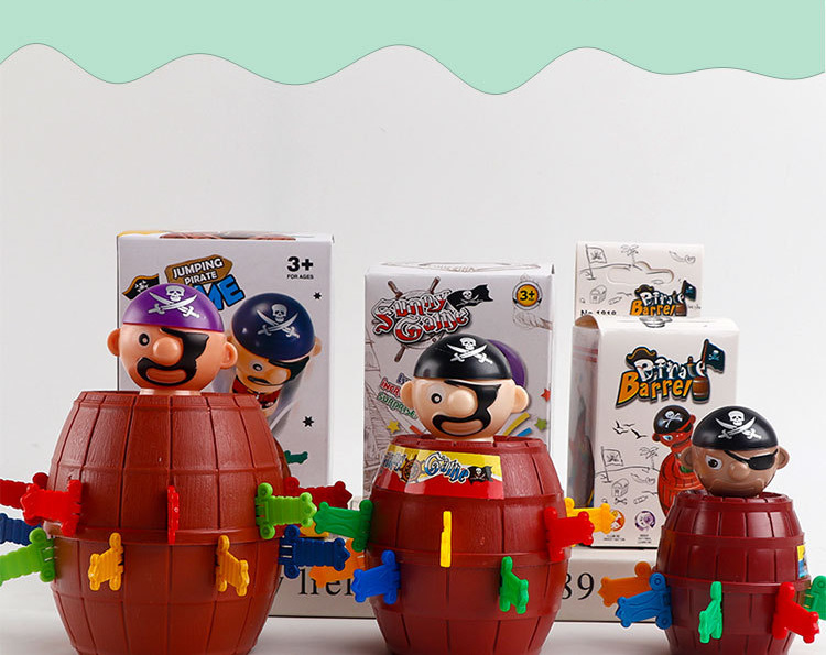 dropship Kids Children Funny Lucky Game Creative Educational Pretty Cute Funny Novelty Gadget Jokes Tricky Pirate Barrel Game