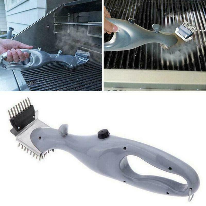 dropship KitchenTool Barbecue Grill Cleaning Brush Portable Barbecue Grill Steam Cleaning Tool Steam or Gas Accessories BBQ Tool Cleaner