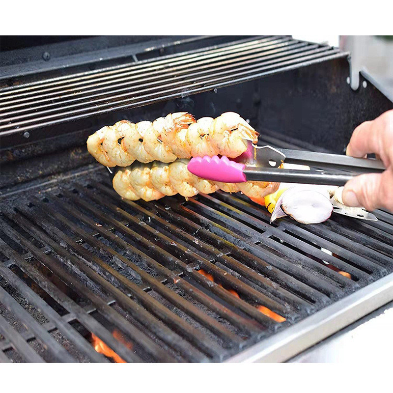 dropship Stainless steel barbecue skewer fish bone skewer skewer meat tool BBQ utensils BBQ grill grill mesh Proud Grill Slide