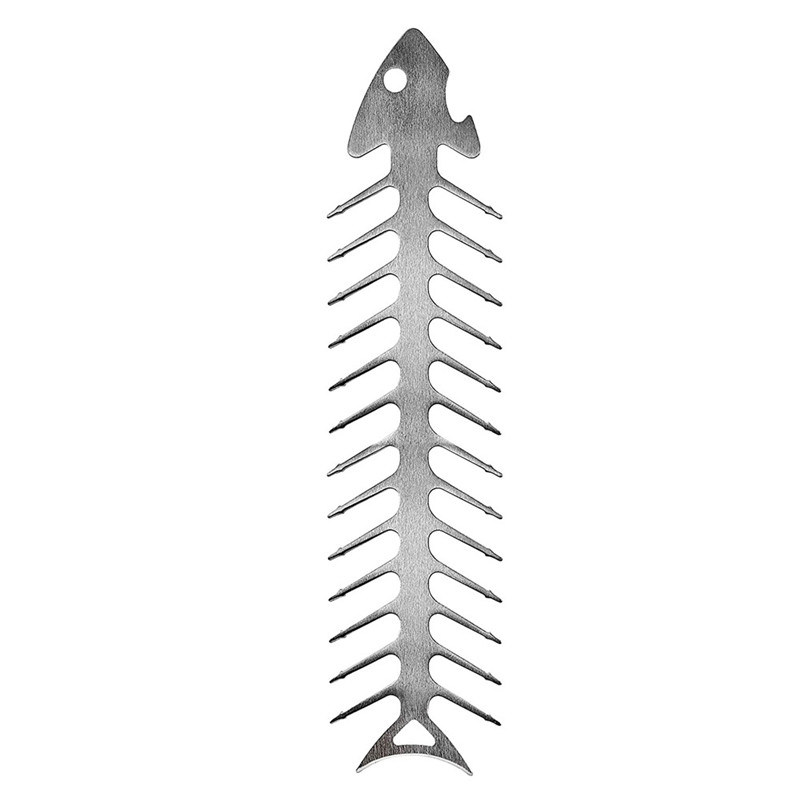 dropship Stainless steel barbecue skewer fish bone skewer skewer meat tool BBQ utensils BBQ grill grill mesh Proud Grill Slide