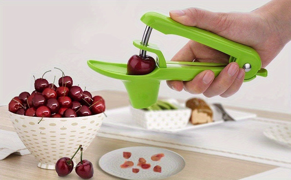 dropship 1pc Cherry Pitter Tool; Olive Pitter Tool; Cherry Pitter Remover Corer Tool Suitable For Make Fresh Cherry Dishes; Cherries Pie; Cocktail; Kitchen Accessories
