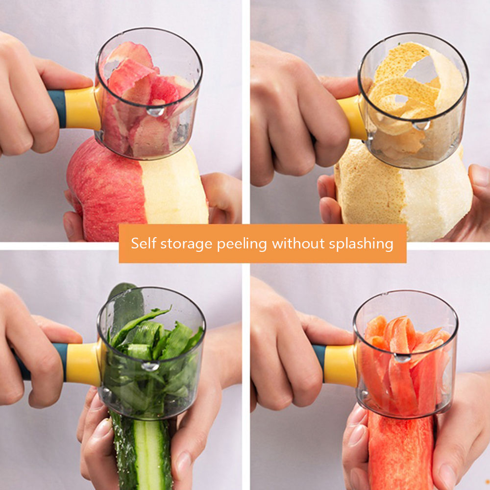 dropship Multi-Functional Storage Fruit Vegetable Peeler Pear Apple Kitchen Peeling Knife Durable Tool Apple Potato Peelers