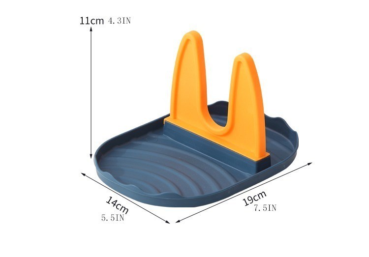 dropship 1pc Kitchen Pot Lid Holder; Multifunctional Storage Rack; Pot Lid Stand Drain