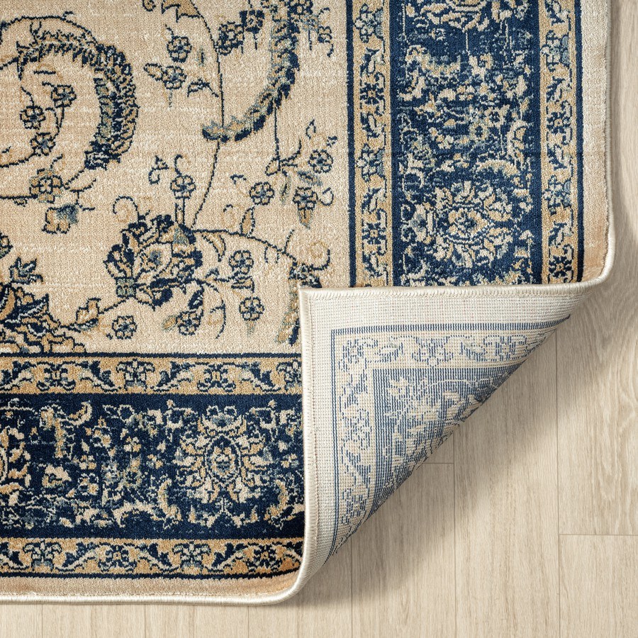 dropship Stylish Classic Pattern Design Traditional Floral Filigree Bordered Area Rug