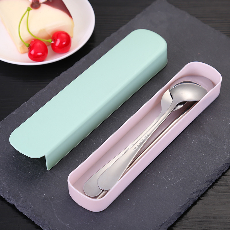 dropship 3pcs Portable Cutlery Set With Storage Box
