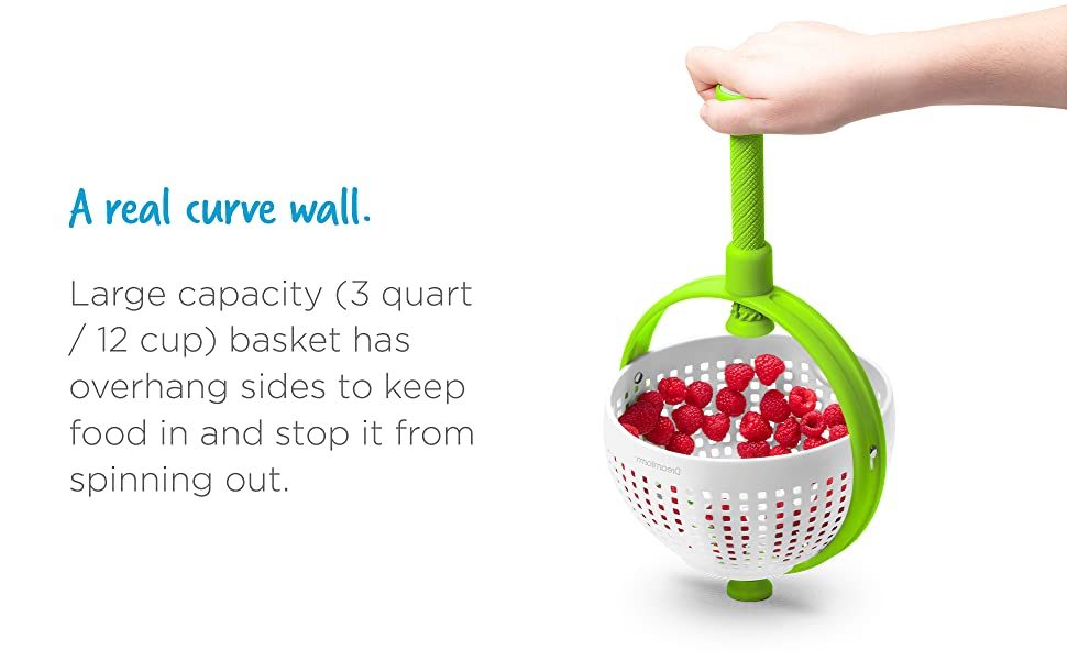 dropship 1pc Vegetable Drain Basket; Kitchen Vegetable Washing Basin; Salad Spinner; Fruit Washing Vegetable Basket; Kitchen Salad Washing Basin