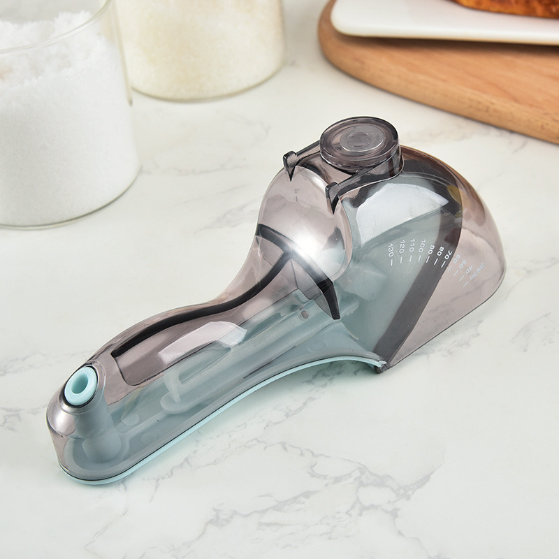 dropship 2pcs Adjustable Measuring Cups And Spoons; Plastic Scoop Measuring Cup With Magnetic; For Dry And Liquid Ingredient; Kitchen Tools