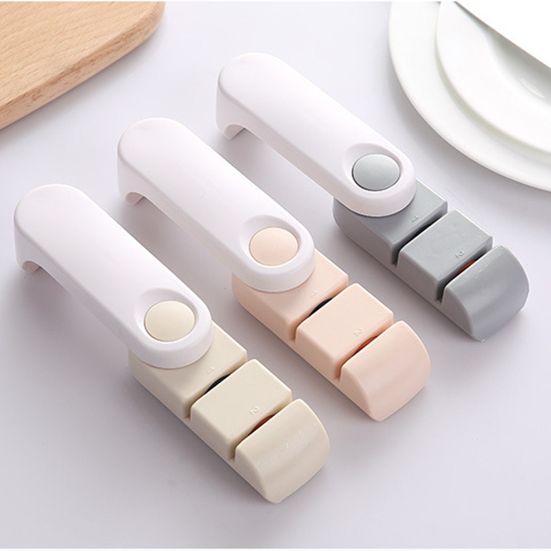 dropship 1pc Manual Two-stage Knife Sharpener; Kitchen Quick Sharpening Stone; Kitchen Supplies