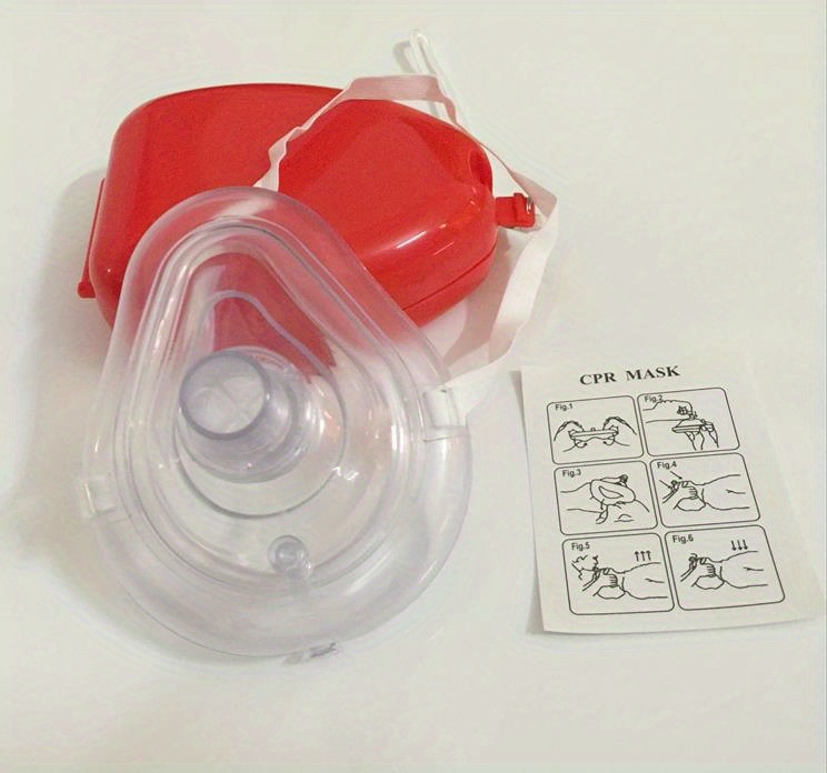 dropship CPR Mask Mouth To Mouth Simple Artificial Respirator Mask, Resuscitation First Aid Mask