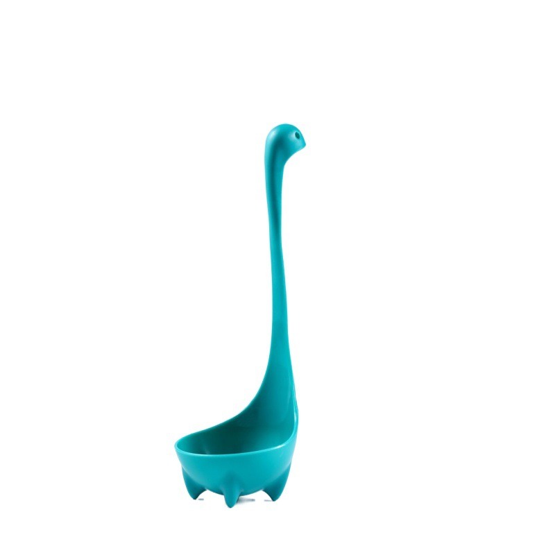 dropship 1pc Creative Dinosaur Soup Spoon; Food Grade PP Long Handle Vertical Spoon; Cooking Kitchen Cooking Mixing Spoon; Kitchen Supplies