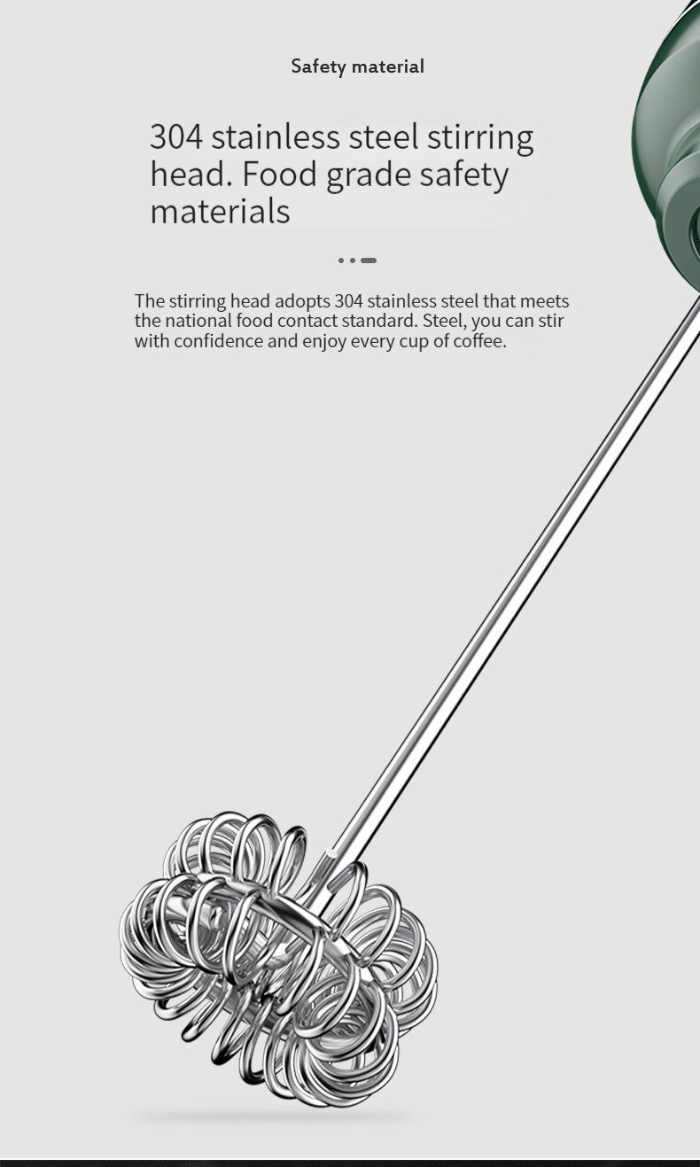 dropship Handheld Electric Milk Frother Egg Beater Maker Kitchen Drink Foamer Mixer Coffee Creamer Whisk Frothy Stirring Tools