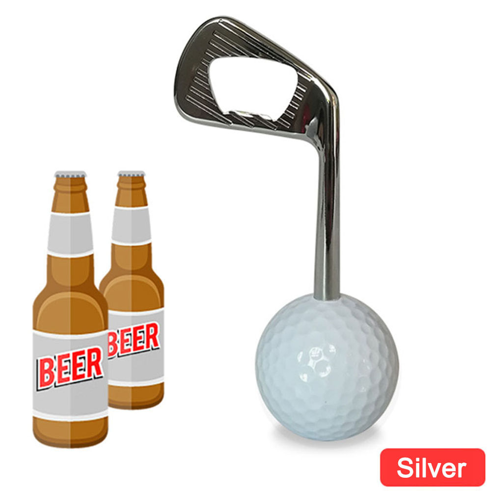 dropship Creative Golf Ball Bottle Opener Corkscrew Wine Beer Jar Opener Kitchen Gadgets for Family Kitchen Tool Supplies