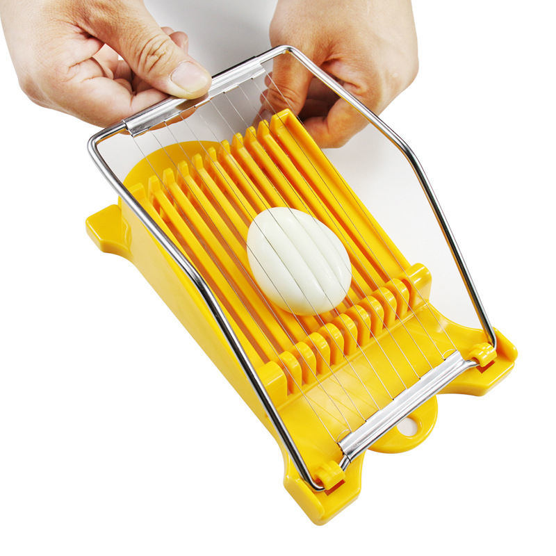 dropship 1pc, Multifunctional Luncheon Meat Cutter, Stainless Steel Egg Cutter, Cutting 10 Pieces For Fruit Onion Soft Food Roast Legs, Spam Slicer, Kitchen Tools