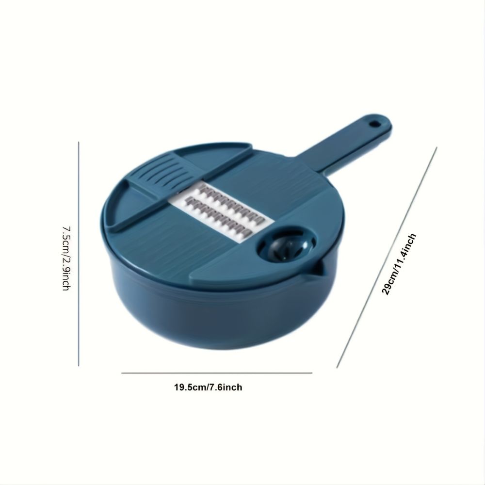 dropship 1pc Multifunctional Vegetable Cutter, Potato Shredded Grater, 3 Blades Or 6 Blades For Choose 11in*7.2in