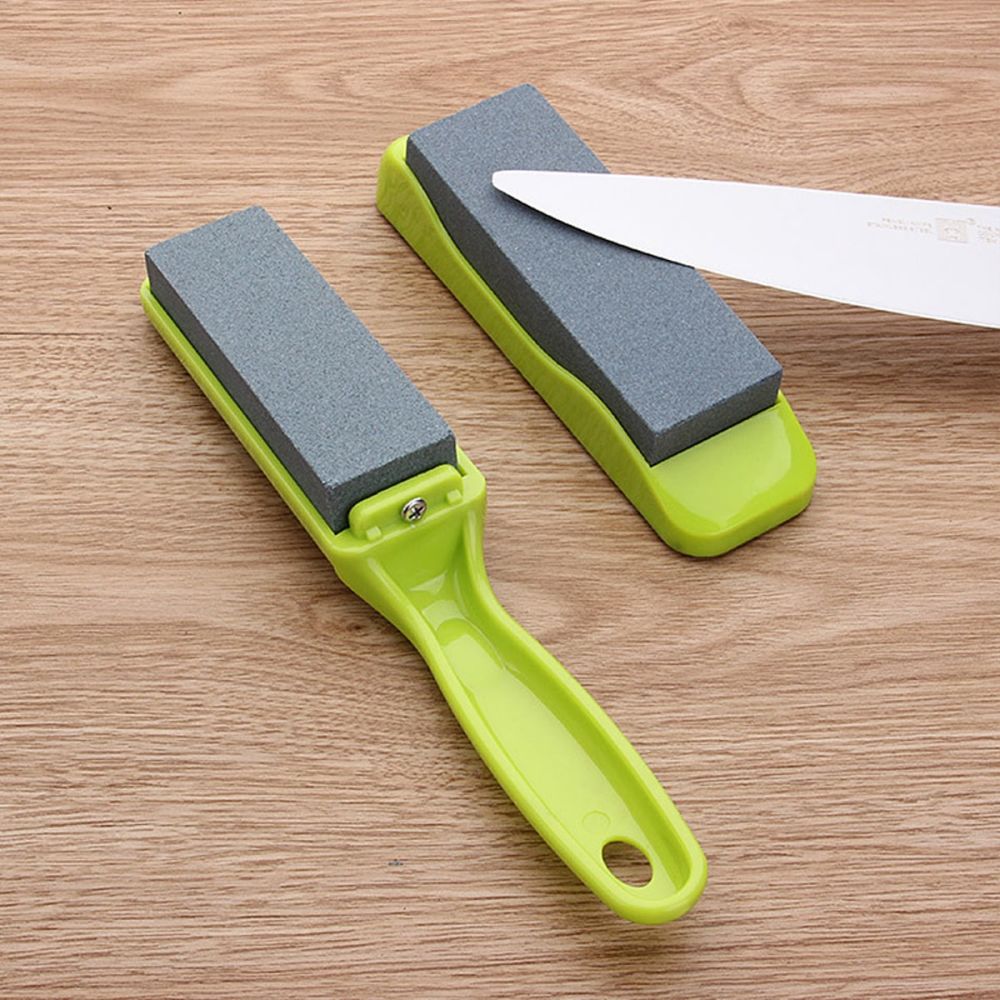 dropship 1pc Knife Sharpener With Handle; Sharpening Kitchen Tool; Household Labor-saving Sharpener