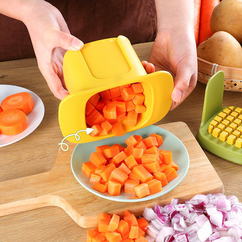 dropship 1pc Carrot Potato Sliced Sliced Sliced Household Fries Ham Tool Small Cucumber French Vegetable Gift For Cook
