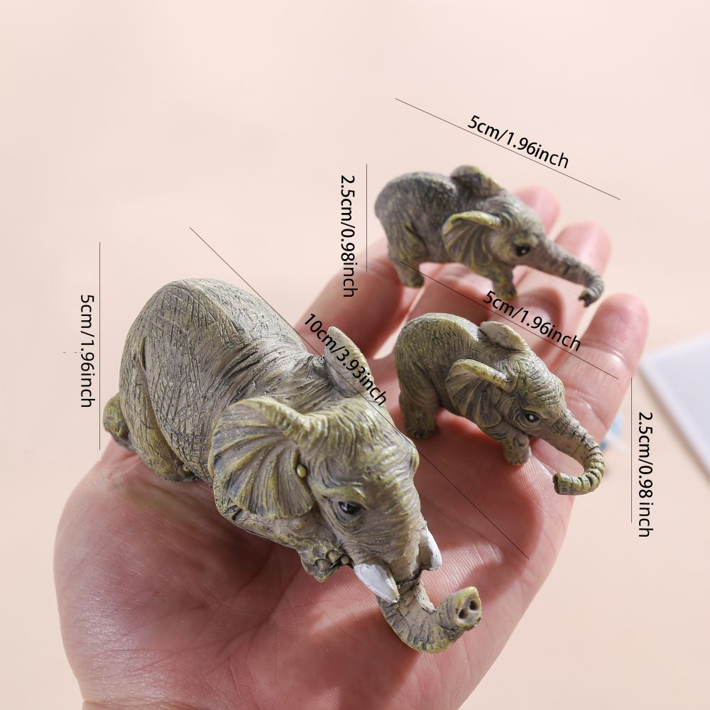 dropship Desktop Decor; Elephant Shape Ornament Resin Craftwork Decor
