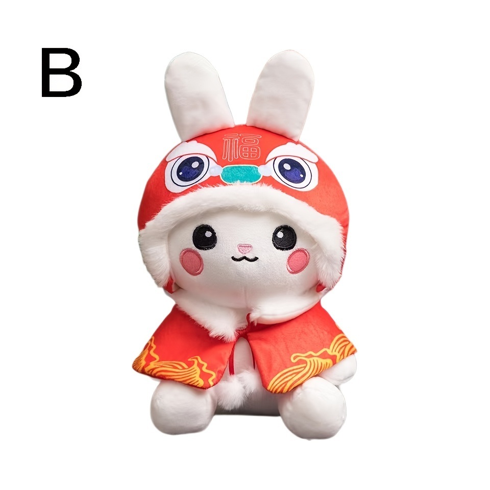 dropship 1pc Rabbit Doll (9.84"×4.72"); Lion Plush Toys; New Year's Mascot; Holiday Gifts; Pillow Decorations