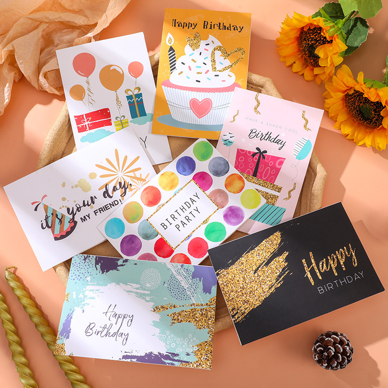 dropship 28pcs Greeting Card With Envelope Size5.9*3.9inch For Birthday