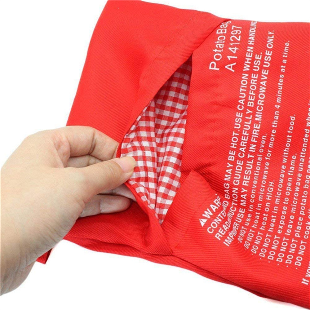 dropship Microwave Roasted Large Potato Pack; Sweet Potato Corn Heating Tool Bag