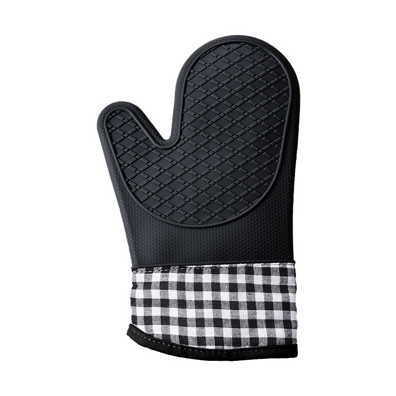 dropship 1pcs Silicone Oven Mitts; Heat Insulation Pad; Microwave Oven Gloves