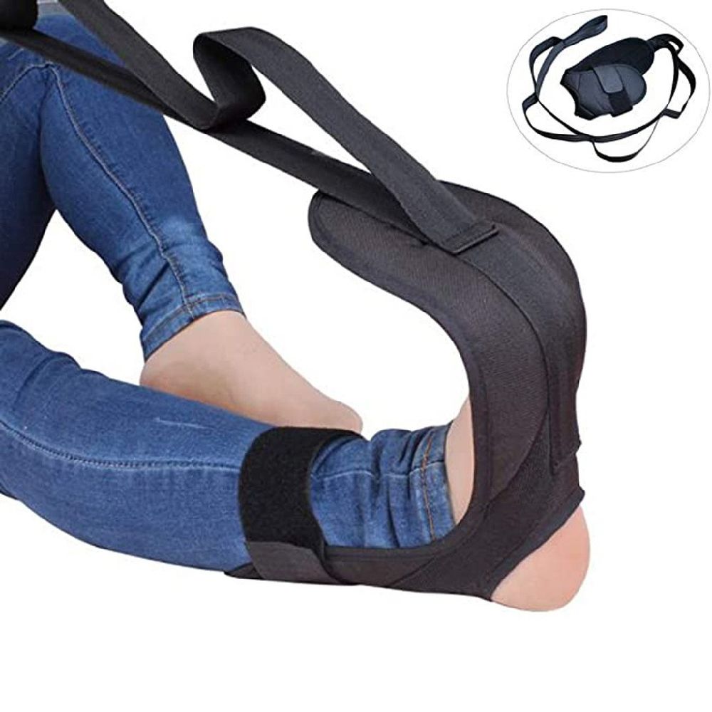 dropship Adjustable Yoga Stretching Band For Leg And Foot, Home Fitness Workout Accessories