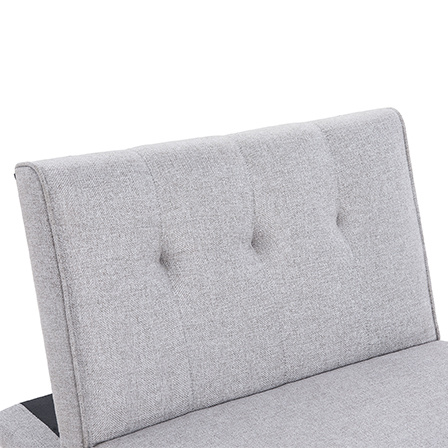 dropship Comfy Mini Couches, Small Recliner Futon Chair with Adjustable Backrest, Armless Living Room Couch for Small Space, Bedroom, Home