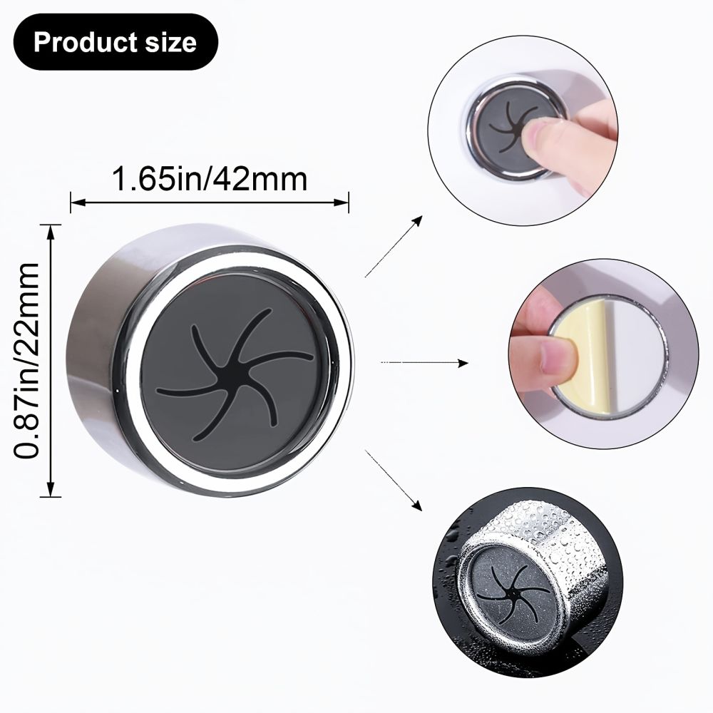 dropship 1/3/8pcs Kitchen Towel Holder, Self Adhesive Wall Dish Towel Hook, Round Wall Mount Towel Holder For Bathroom, Kitchen And Home, Wall, Cabinet, Garage, No Drilling Required