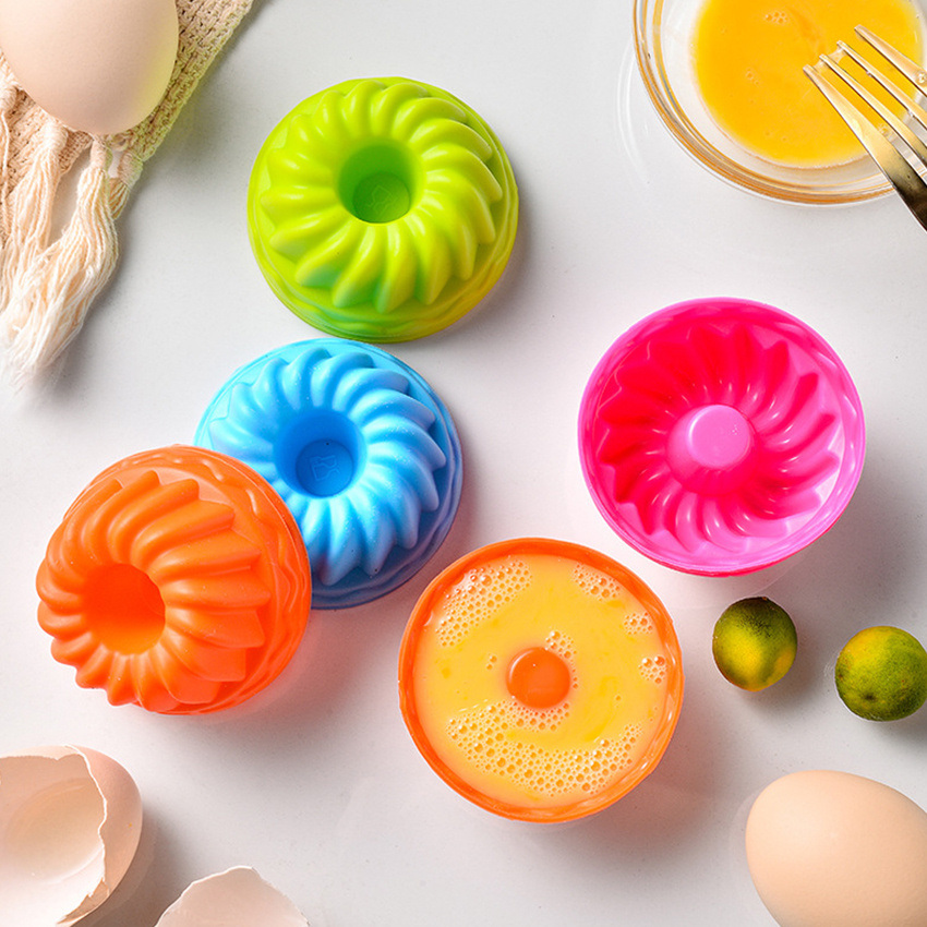 dropship 12pcs/Set, Silicone Baking Cups, Reusable Cupcake Liners, Home Cake Molds, Standard Size Muffin Liners, Dishwasher Safe, Baking Tools, Kitchen Gadgets, Kitchen Accessories