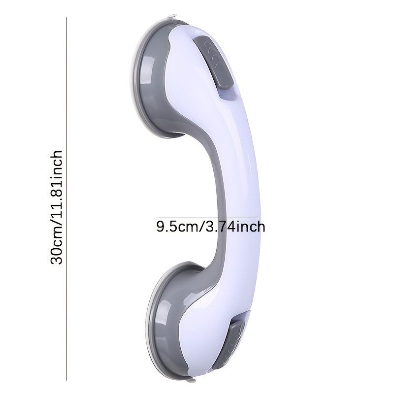 dropship Shower Grab Bar - Wall Handle for Tub; Non-Slip Grip
