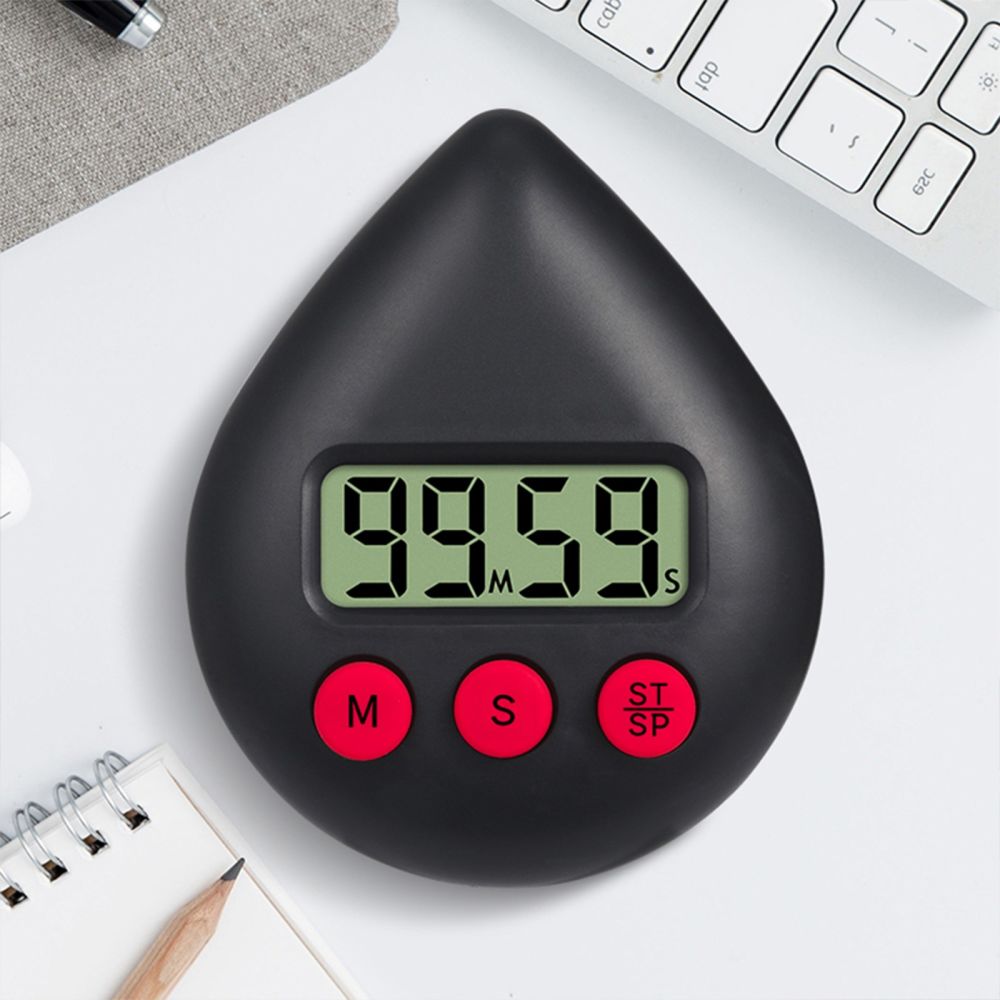 dropship LED Counter Display Alarm Clock Manual Electronic Countdown Sports Sucker Digital Timer Kitchen Cooking Shower Study Stopwatch