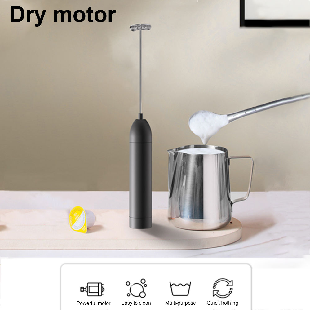 dropship Electric Milk Frother Kitchen Drink Foamer Whisk Mixer Stirrer Coffee Cappuccino Creamer Whisk Frothy Blend Whisker Egg Beater