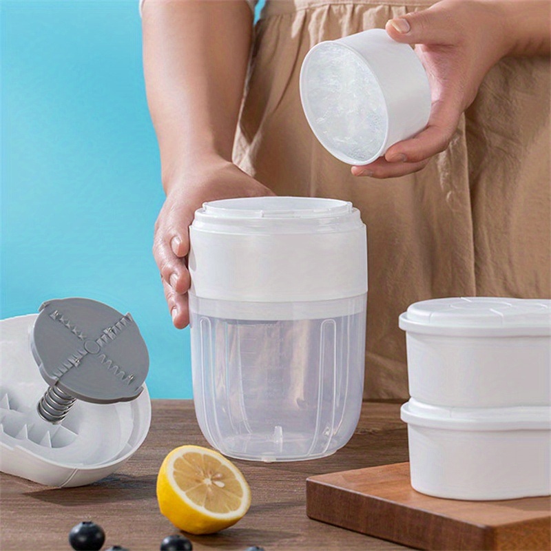 dropship 1pc Manual Ice Planer Household Smoothie Maker Small Manual Ice Breaker; Multifunctional Kitchen Cooking Tool