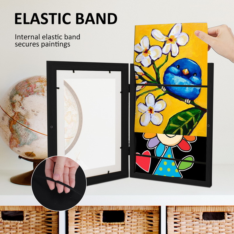 dropship Children Art Frames Magnetic Front Open Changeable Kids Frametory for Poster Photo Drawing Paintings Pictures Display Home Decor
