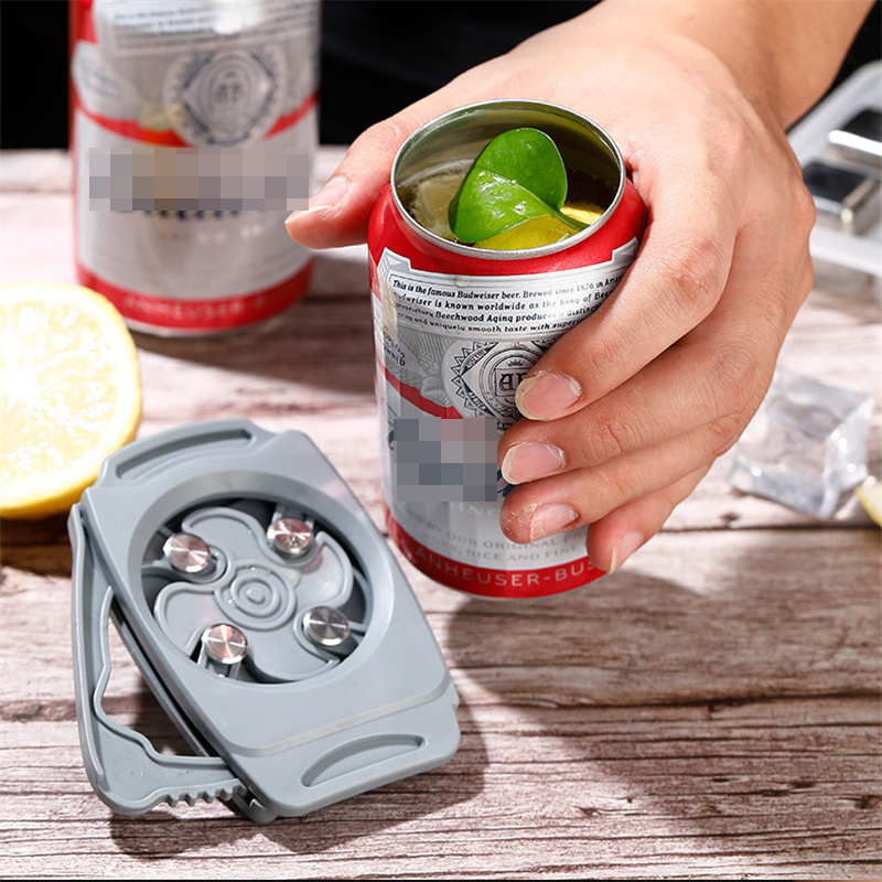 dropship Manual Cans Openers Kitchen Tools Accessories Beer Soda Bottle Opener Easy Pull Can Cutter Top Remover for Party Useful Gadgets