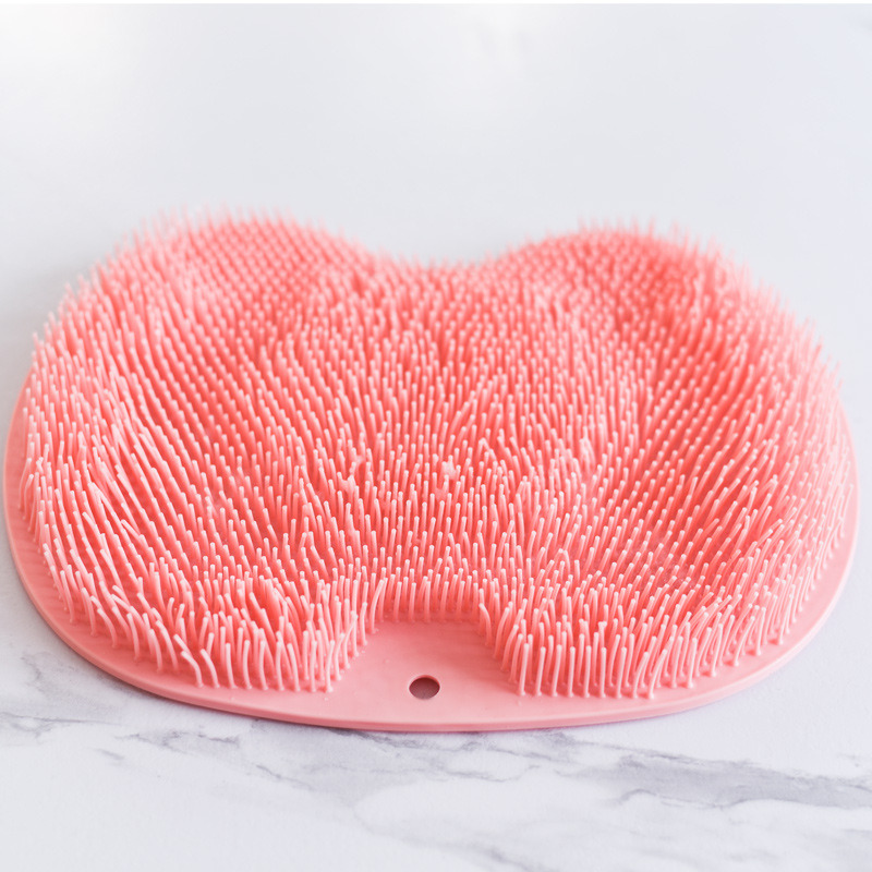 dropship Hands Free Back Scrubber For Shower; 1pc Multifunctional Lazy Man Rubbing Shoulder Strap Suction Cup Brush Back Bath Bathroom Rubbing Foot Massage Brush Foot Pad