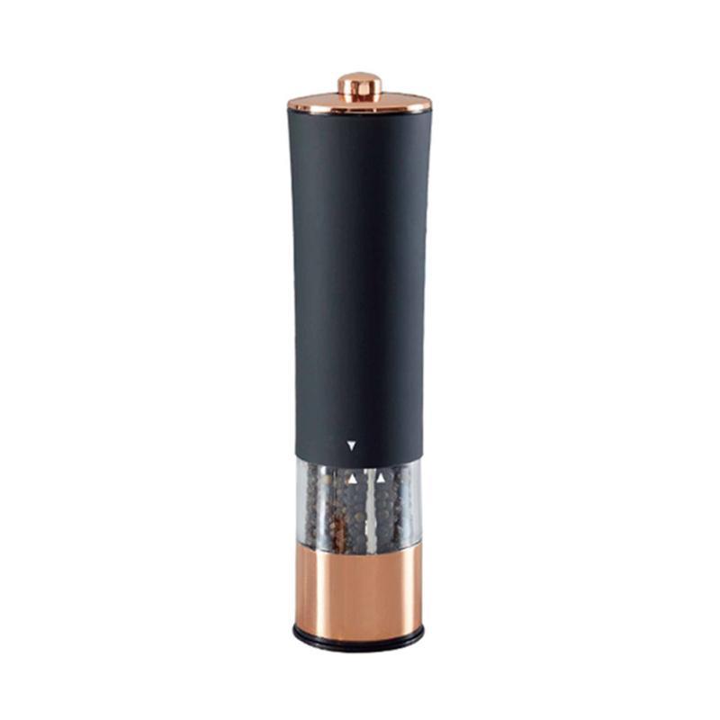 dropship 1PCS Electric Grinder Built In Light Adjustable Grind Size Stainless Steel Mill For Salt Pepper Spices Kitchen Tools