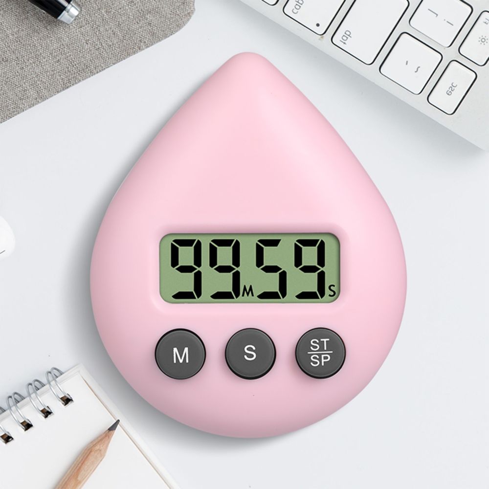 dropship LED Counter Display Alarm Clock Manual Electronic Countdown Sports Sucker Digital Timer Kitchen Cooking Shower Study Stopwatch