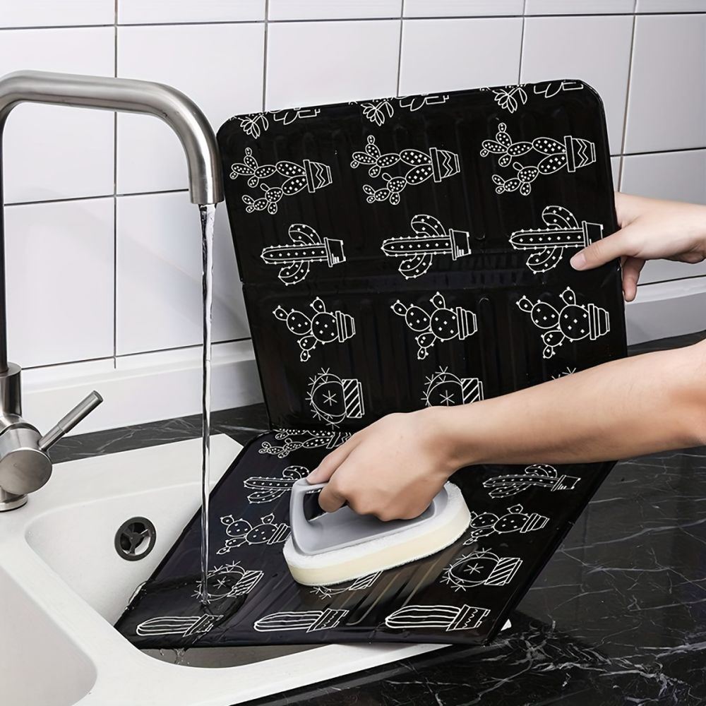 dropship 1pc Aluminum Foldable Splash-proof Net; Kitchen Tools; Gas Stove Bezel; Frying Pot; Oil-proof And Splash-proof Net; Kitchen Accessories